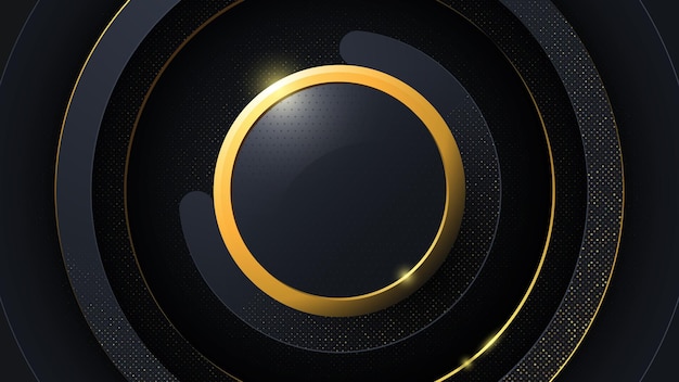 Luxury abstract background in the form of circles