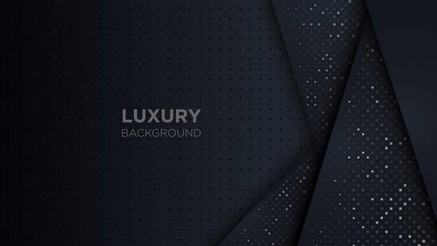 Luxury abstract black background design