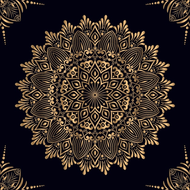 Design mandala ornamentale decorativo antico di lusso