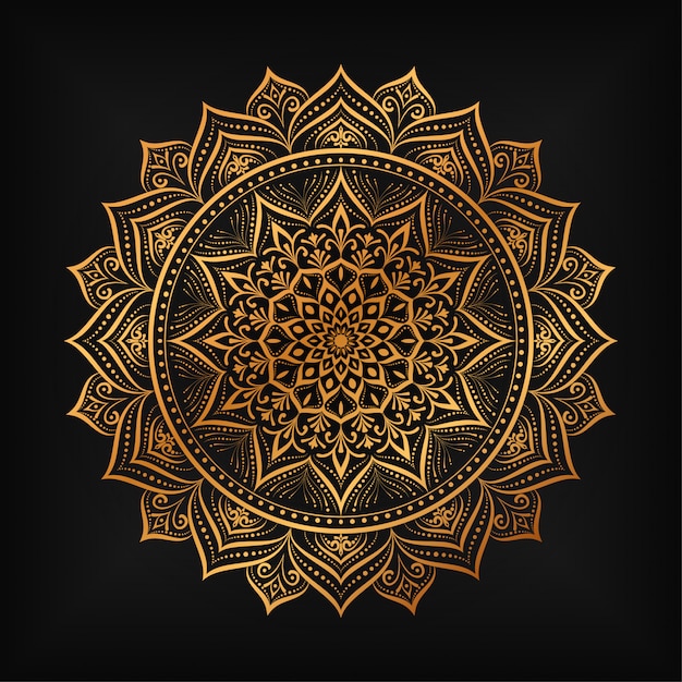 Mandala di lusso arabesco