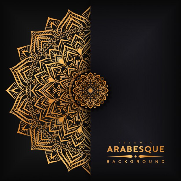 Mandala di lusso arabesco