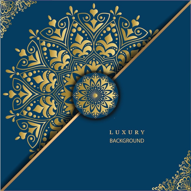 Luxury arabic style ornamental mandala background design