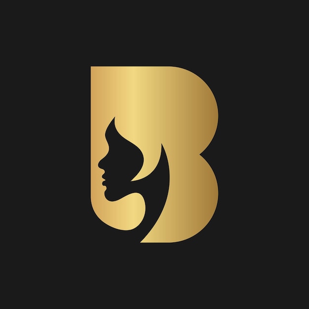 Luxury B logo design