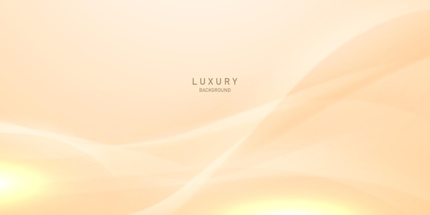 Luxury background design decorated with golden lines vector illustration