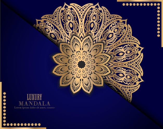 Luxury background mandala for invitation and other works.