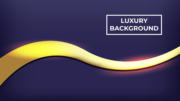 Luxury background and there is a golden wave, easy to edit