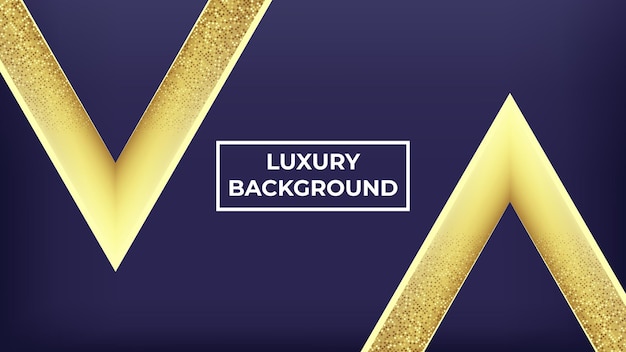 Luxury background and two gold powder top and bottom building patterns, easy to edit