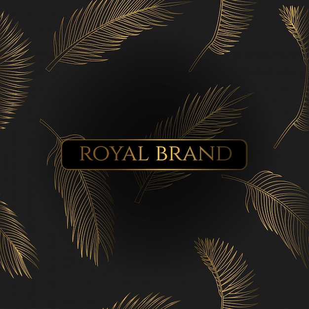 Luxury Background with Gold Color