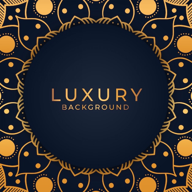 Luxury background with mandala ornament