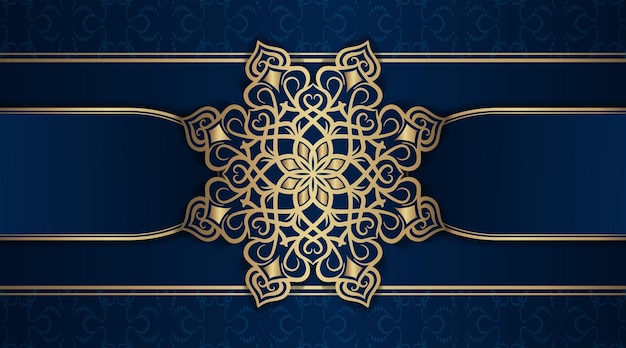 Luxury background with mandala ornament