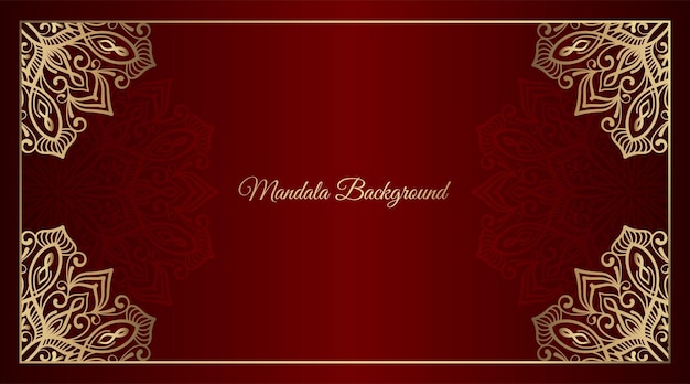 Luxury background with mandala ornament