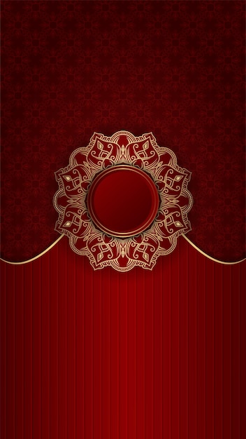 Luxury background with mandala ornament