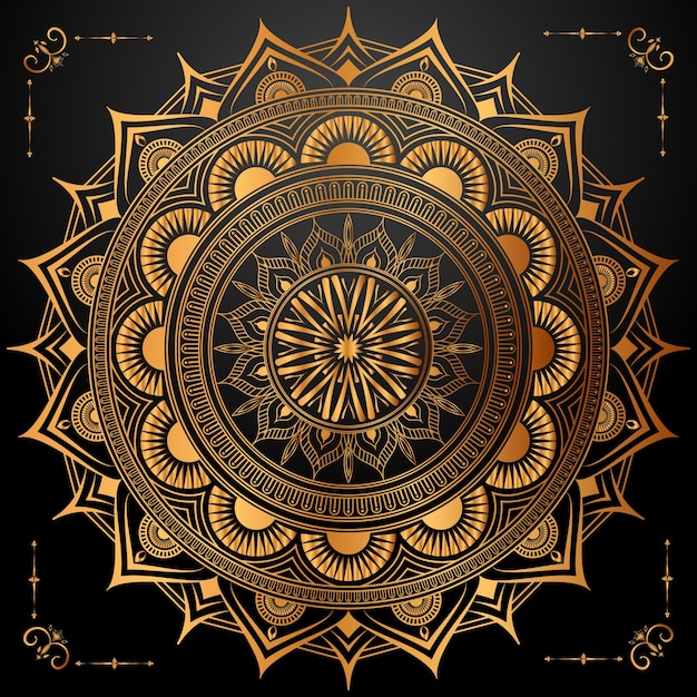 Premium Vector | Luxury background with mandala and pattern gold for wedding  invitation