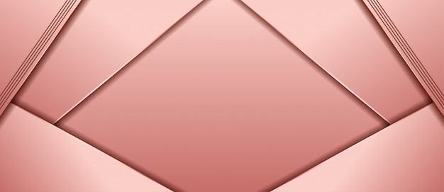 Vettore sfondo di lusso con forme astratte rosa