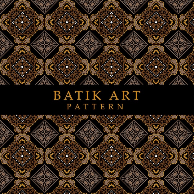 Luxury Batik Seamless Pattern decoration