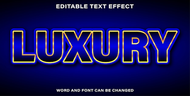 Luxury beautiful text effect