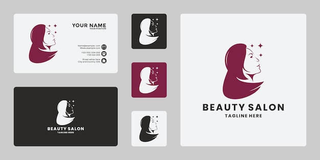 Luxury beauty women dream salon spa, pure beauty logo design template