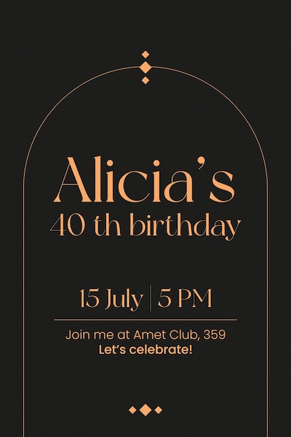 luxury birthday card