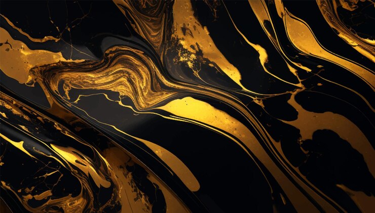 Vector luxury black and gold marble textuur achtergrond vector panoramic marbling textuur ontwerp