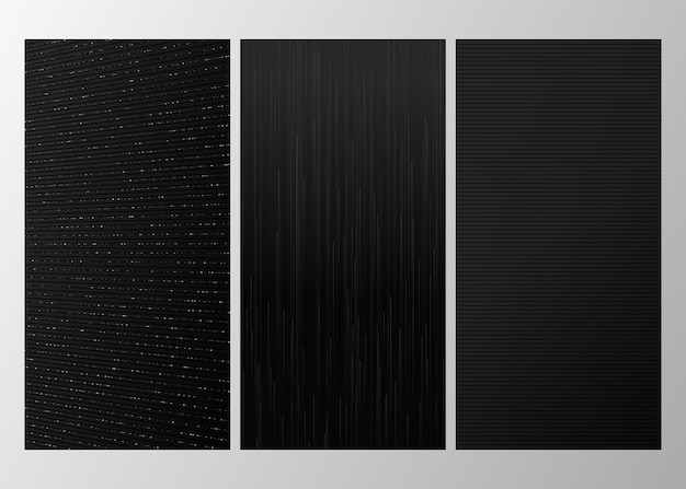 Vector luxury black  background collection