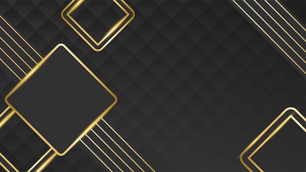 Luxury black background with golden color