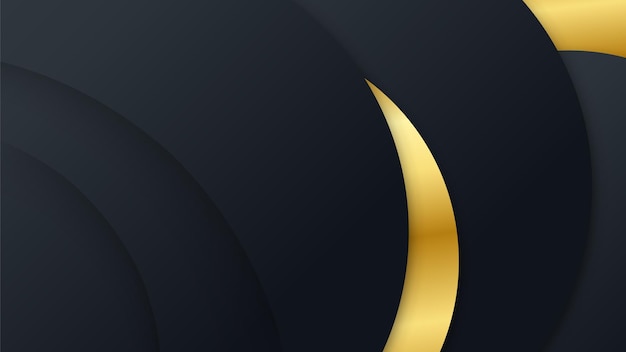 luxury black and gold abstract background