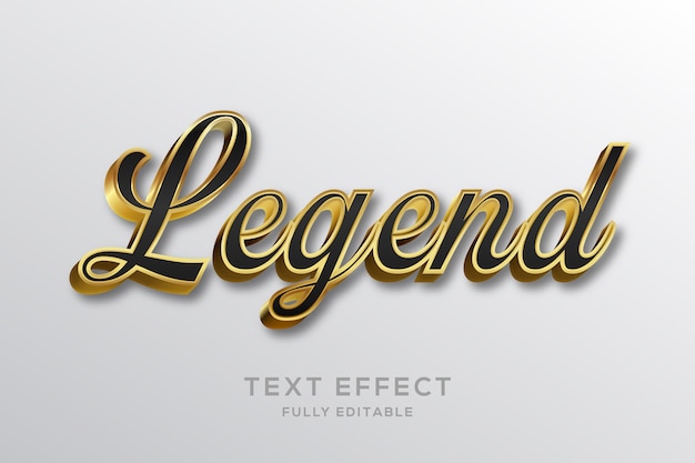 Luxury Black and Gold Text Effect