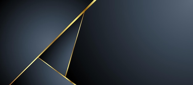 Luxury black overlap layer background