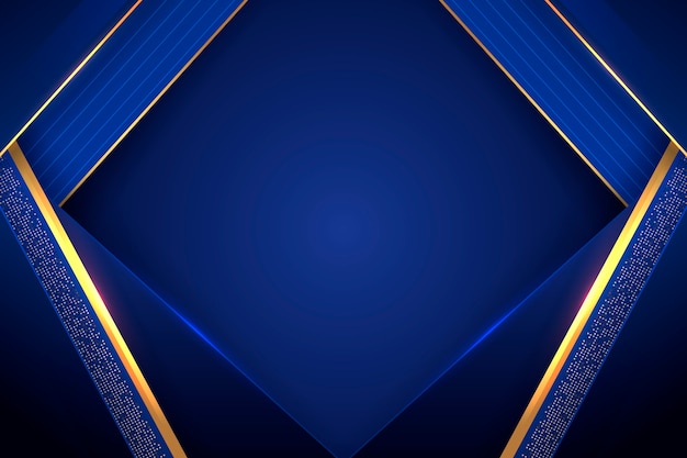 Luxury blue and golden background