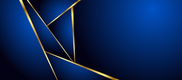 Vector luxury blue and golden background