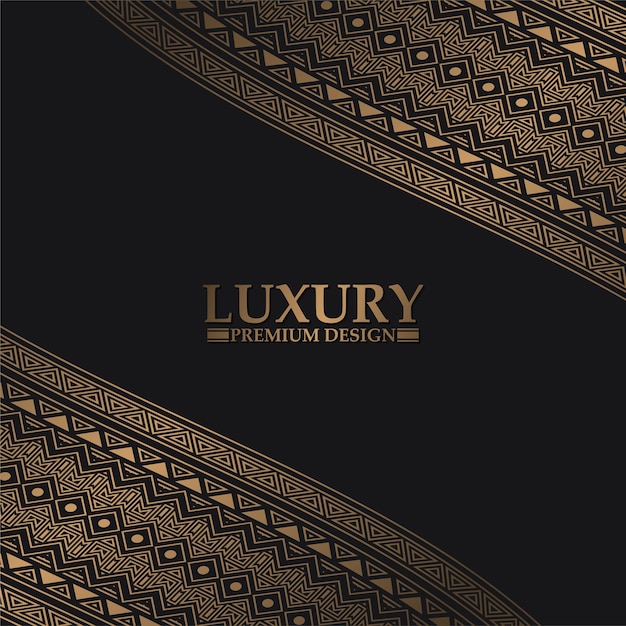 Luxury border ornament pattern background