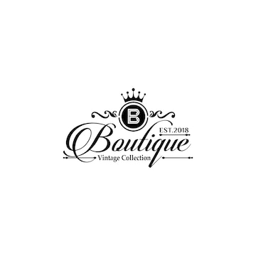 Premium Vector | Luxury boutique logo templates