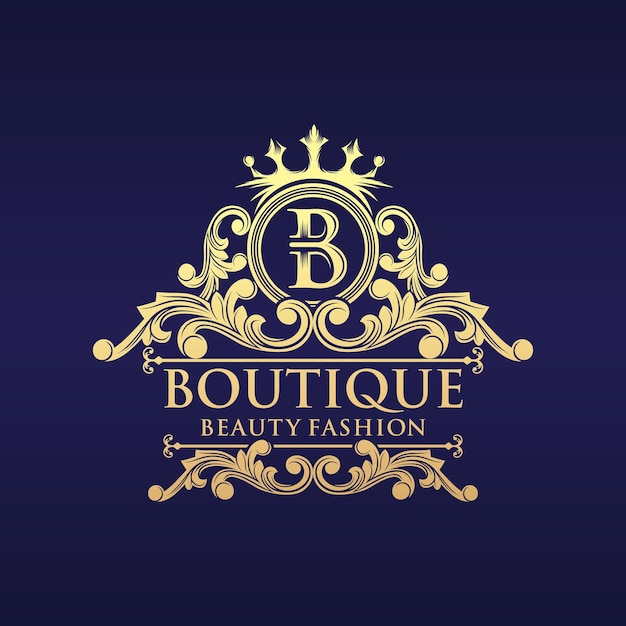 Шаблоны логотипов Luxury Boutique