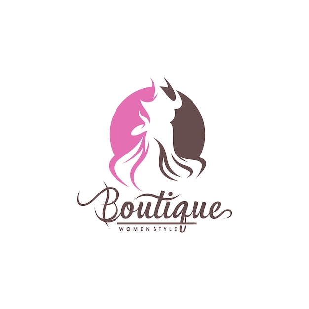 Vector luxury boutique logo vector templates