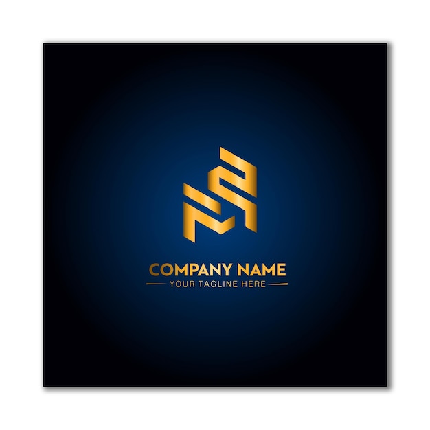 Luxury brand logo design illustrator