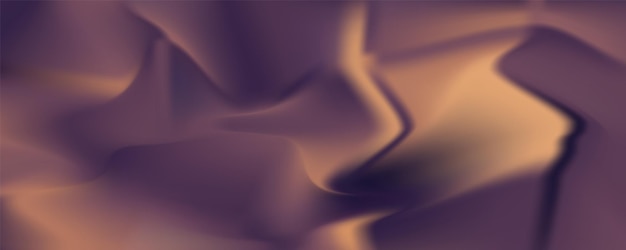 豪華な茶色の液体波抽象的な背景または波状の折り目グランジシルクテクスチャ