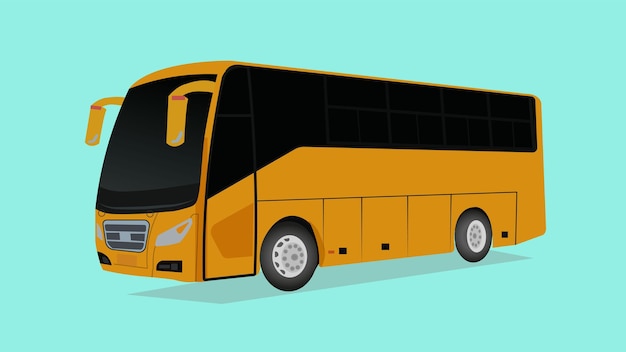 Luxury bus illustration