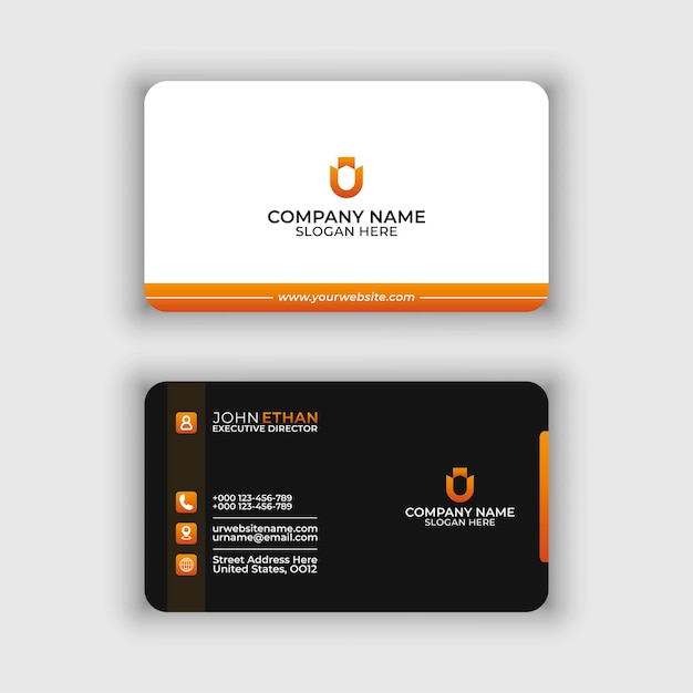 luxury business card design template