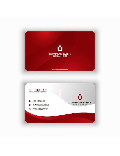 luxury business card design template