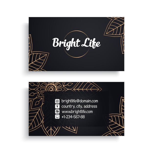 Luxury business card  design