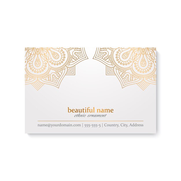 Luxury business card design