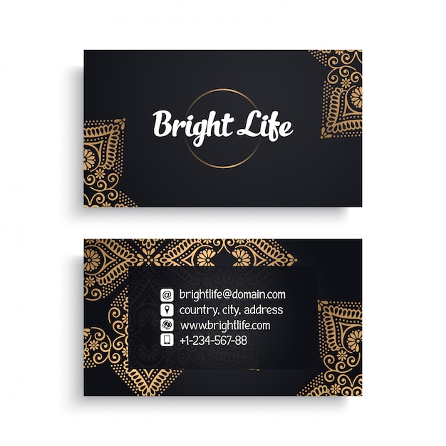 Luxury business card  design