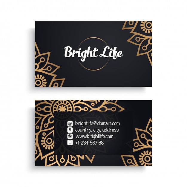 Luxury business card  design