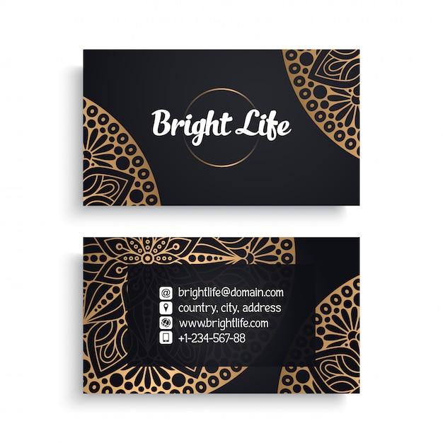 luxury business card  design