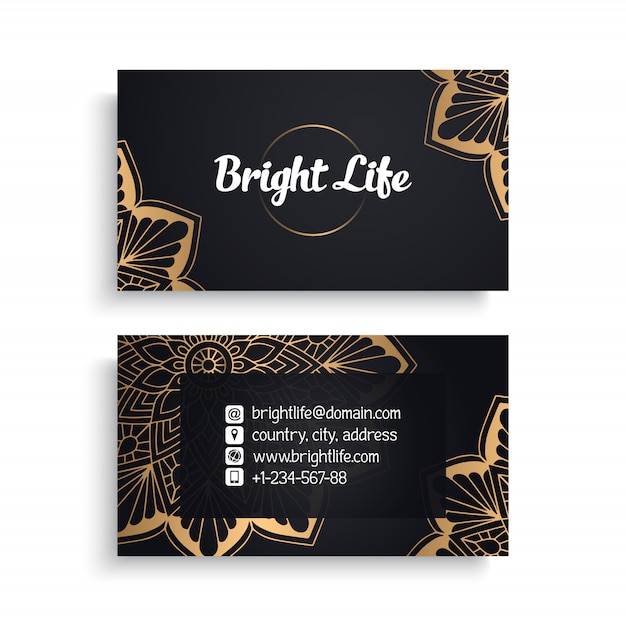 luxury business card  design