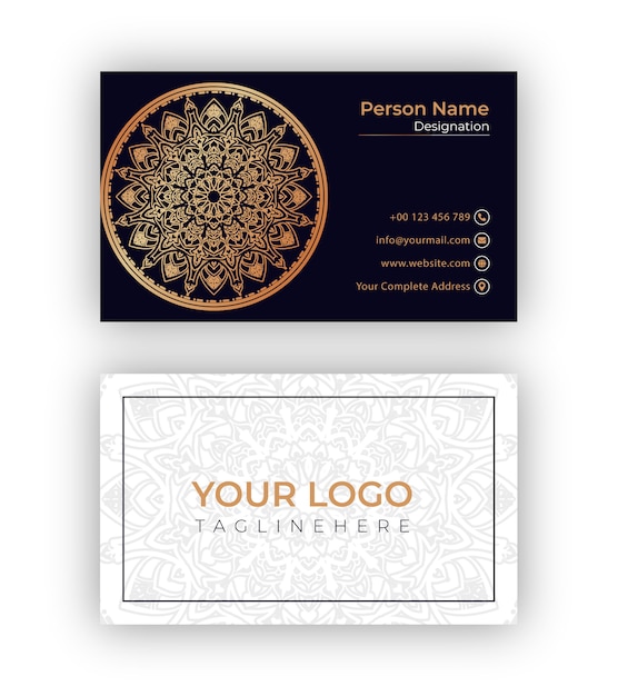 Luxury business card design