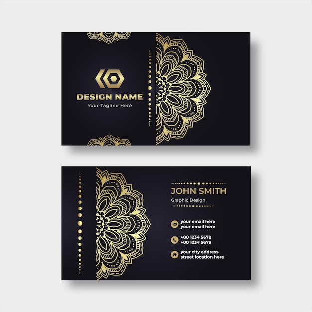 Luxury business card template