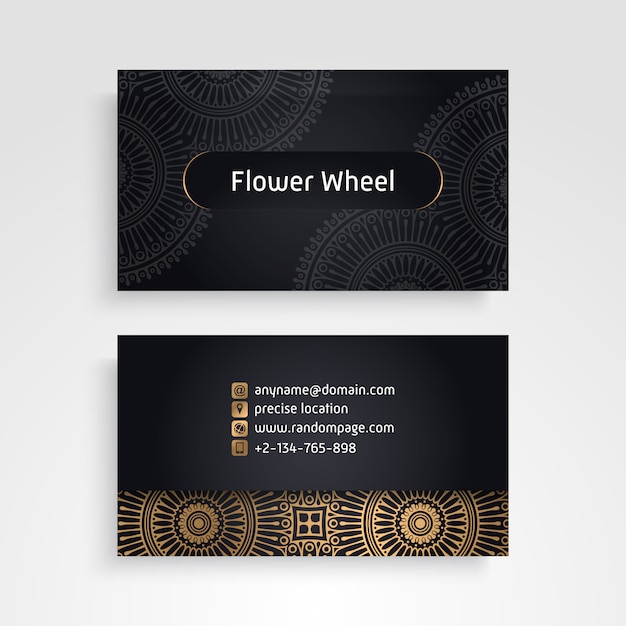 Luxury business card