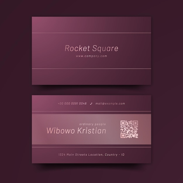 Luxury business card