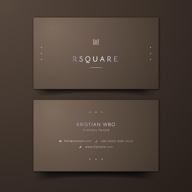 Vector luxury business cards editables templates